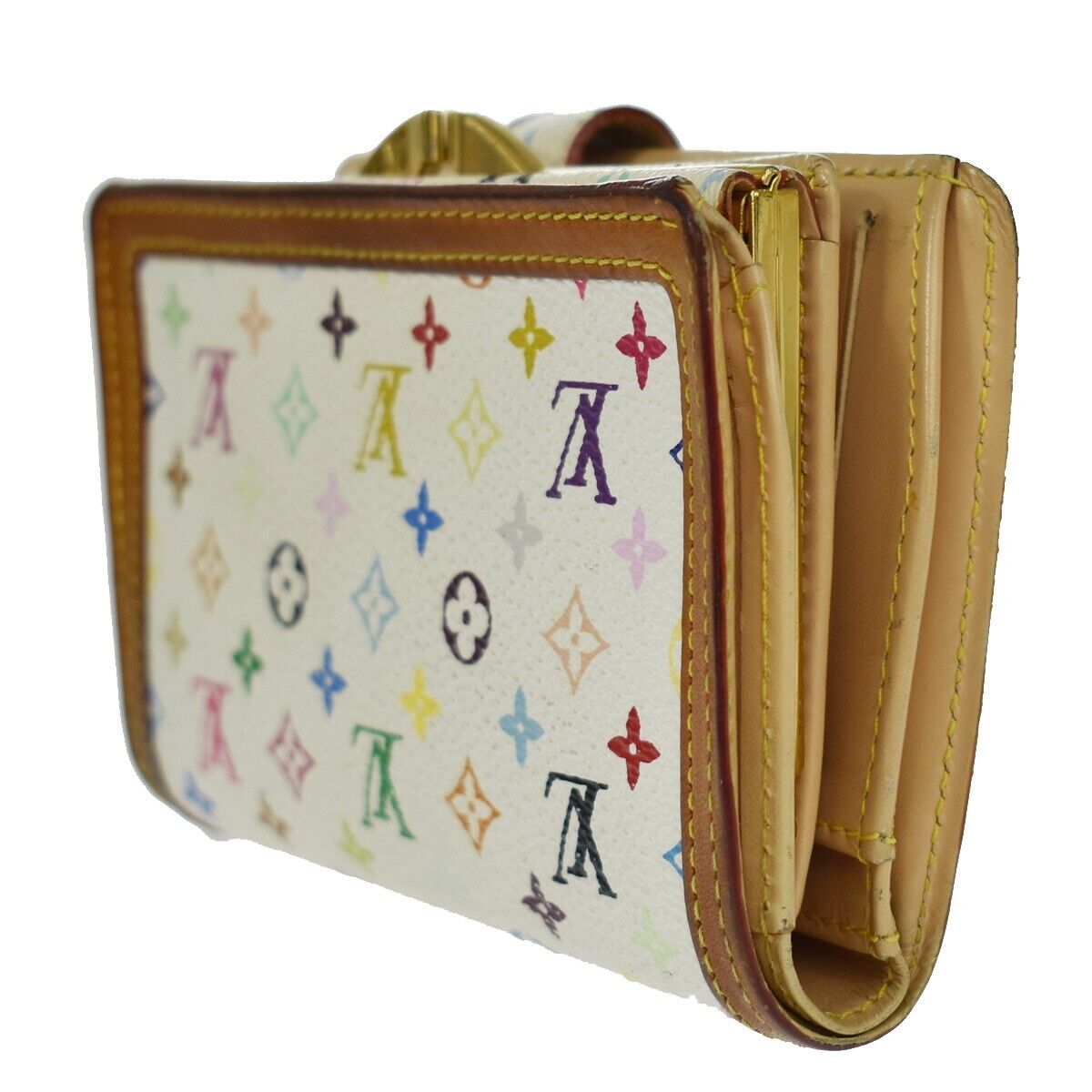 LOUIS VUITTON Portefeuille Viennois Bifold Wallet Monogram Multi M92987 63SH085