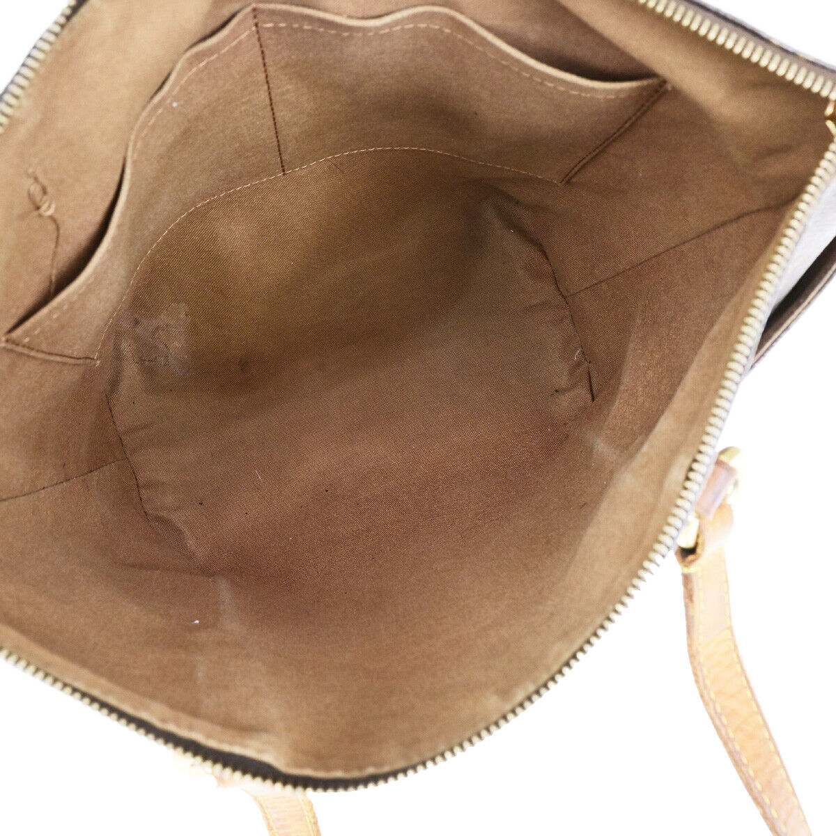 LOUIS VUITTON Logo Totally PM Shoulder Bag Monogram Leather Brown M56688 38YG508