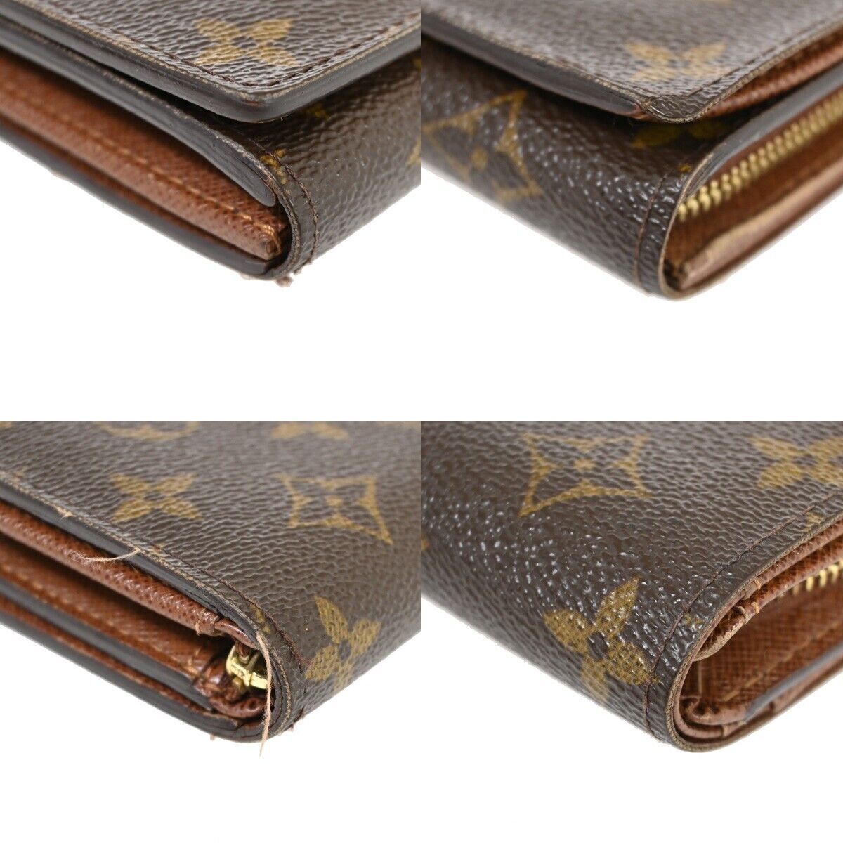 LOUIS VUITTON Porte Monnaie Billets Tresor Bifold Wallet Monogram M61730 66SH502