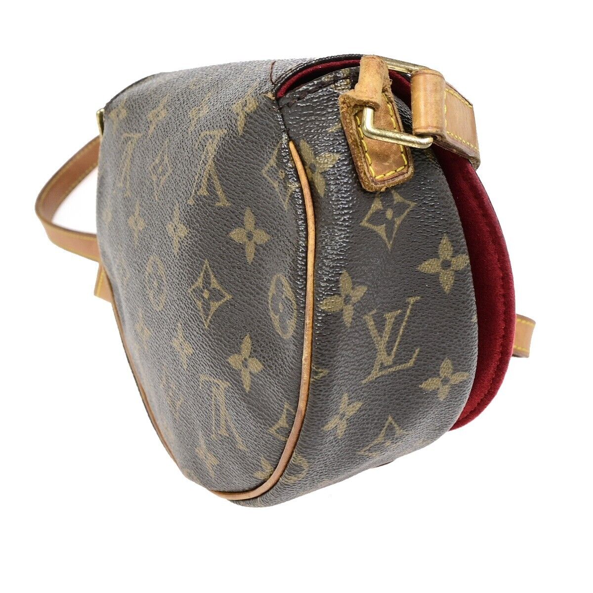 LOUIS VUITTON LV Tambourine Shoulder Bag Monogram Leather Brown M51179 73HC027
