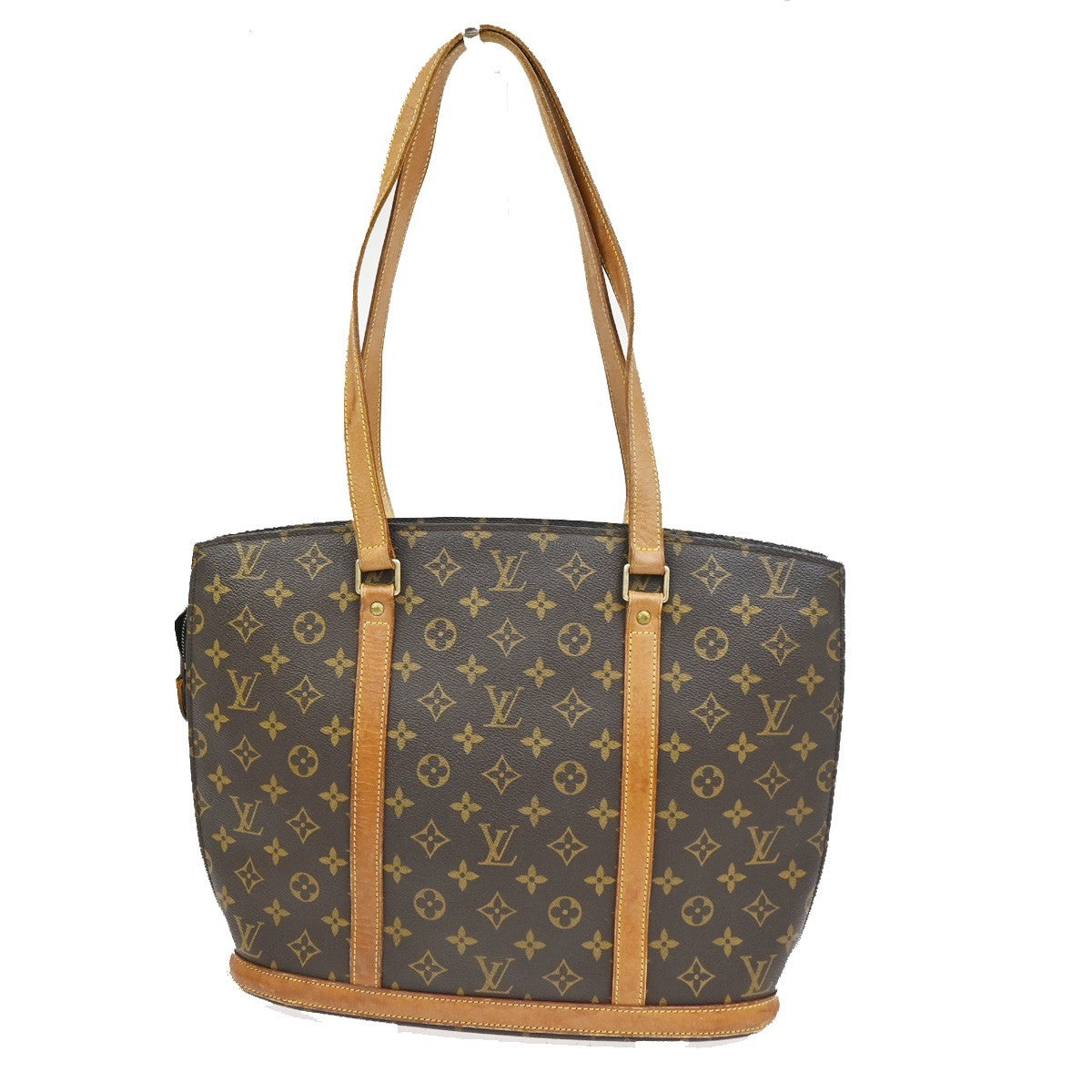 9.Live LOUIS VUITTON BABYLONE Shoulder Bag Monogram Leather Brown M51102 34CA708