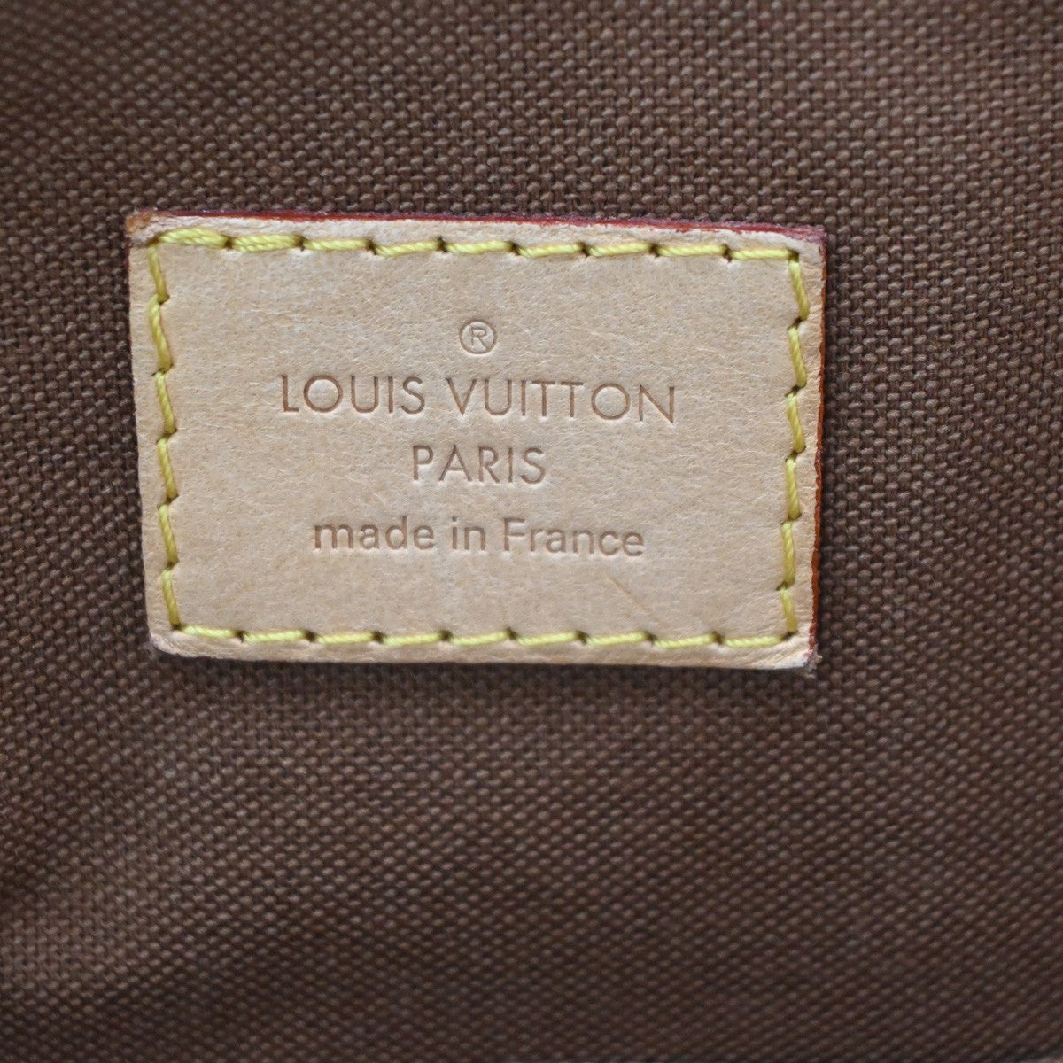 LOUIS VUITTON LV Tivoli GM Shoulder Bag Monogram Leather Brown M40144 95PA108