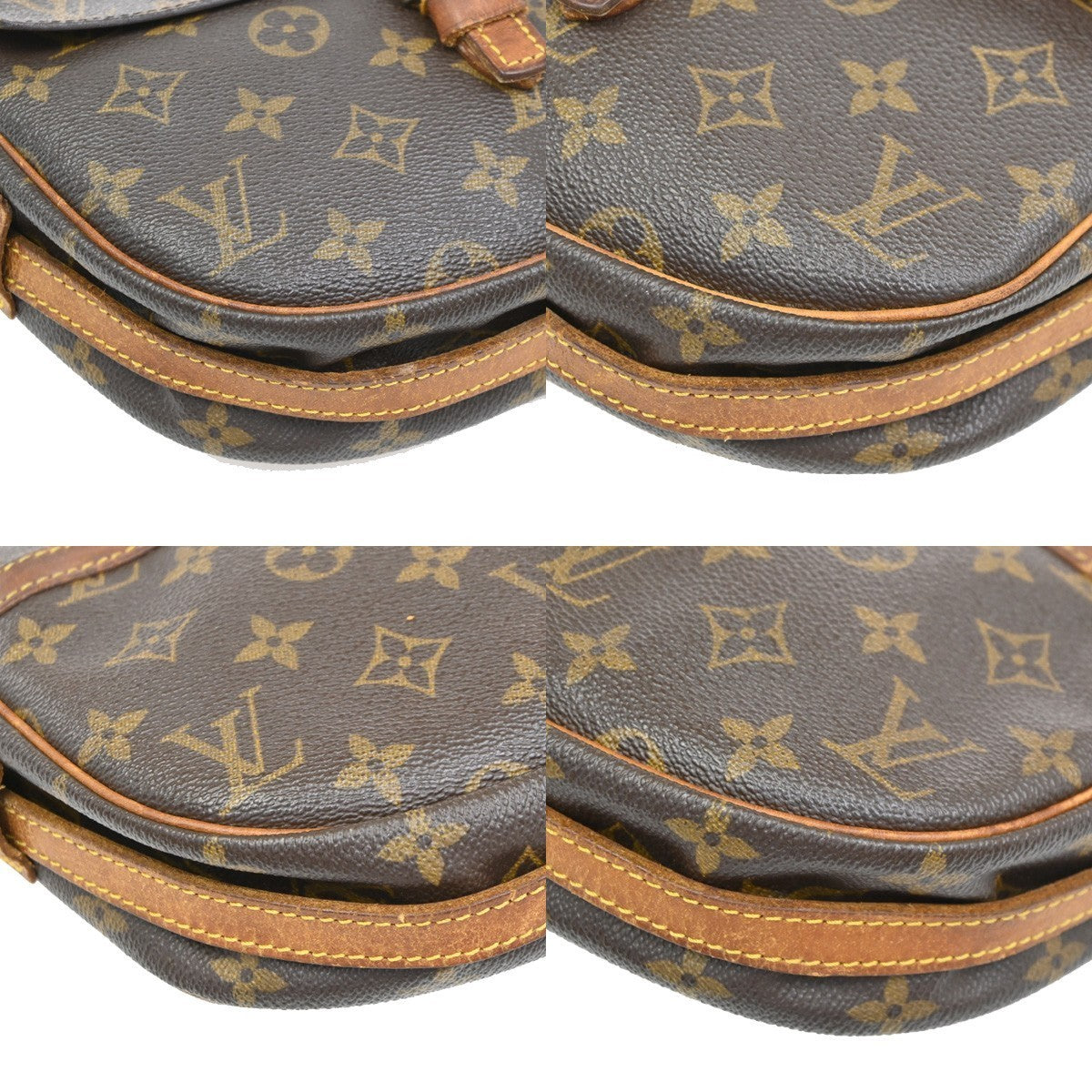 LOUIS VUITTON Jeune Fille PM Shoulder Bag Monogram Leather Brown M51227 61PA071