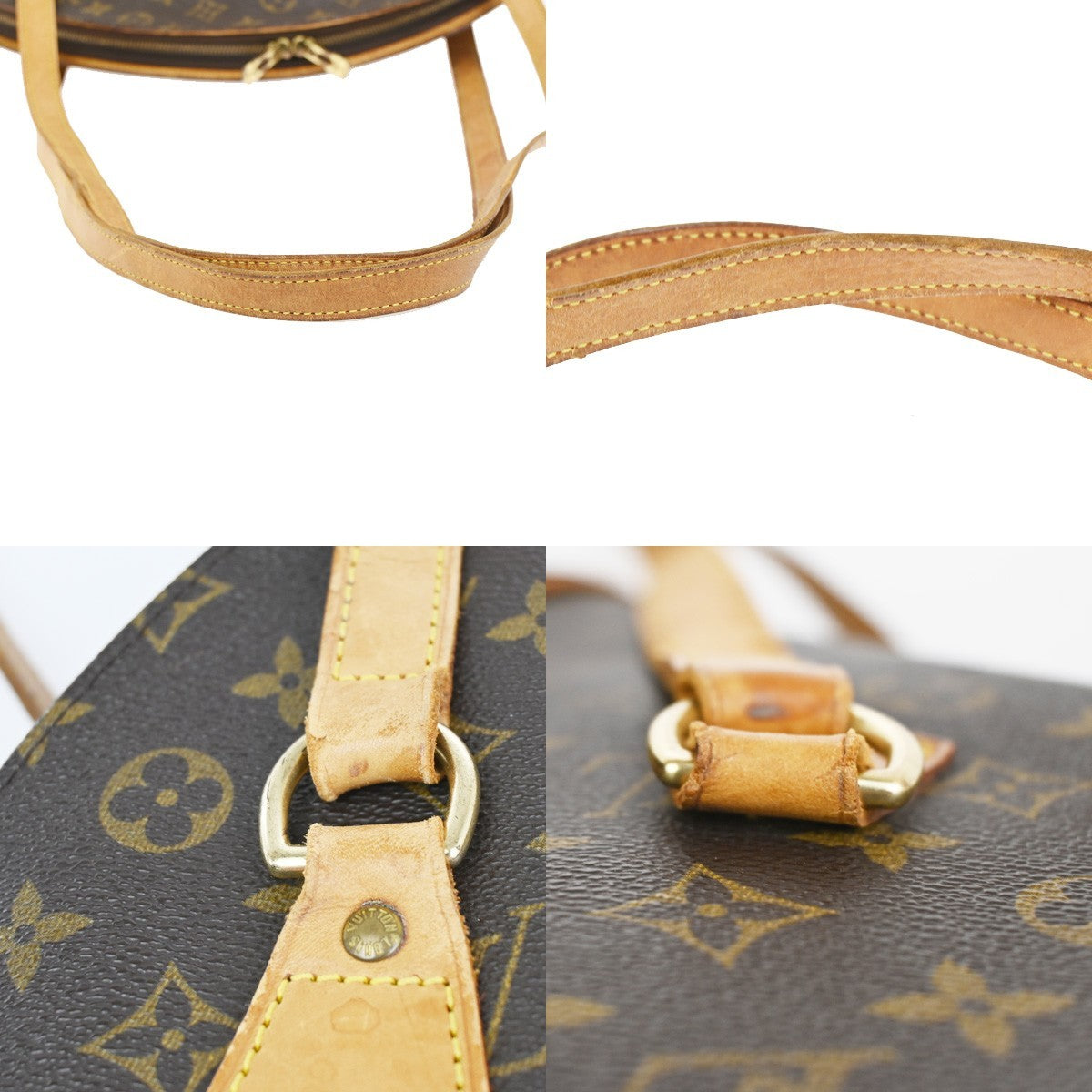 LOUIS VUITTON Ellipse Shopping Shoulder Bag Monogram Leather BN M51128 85KC943