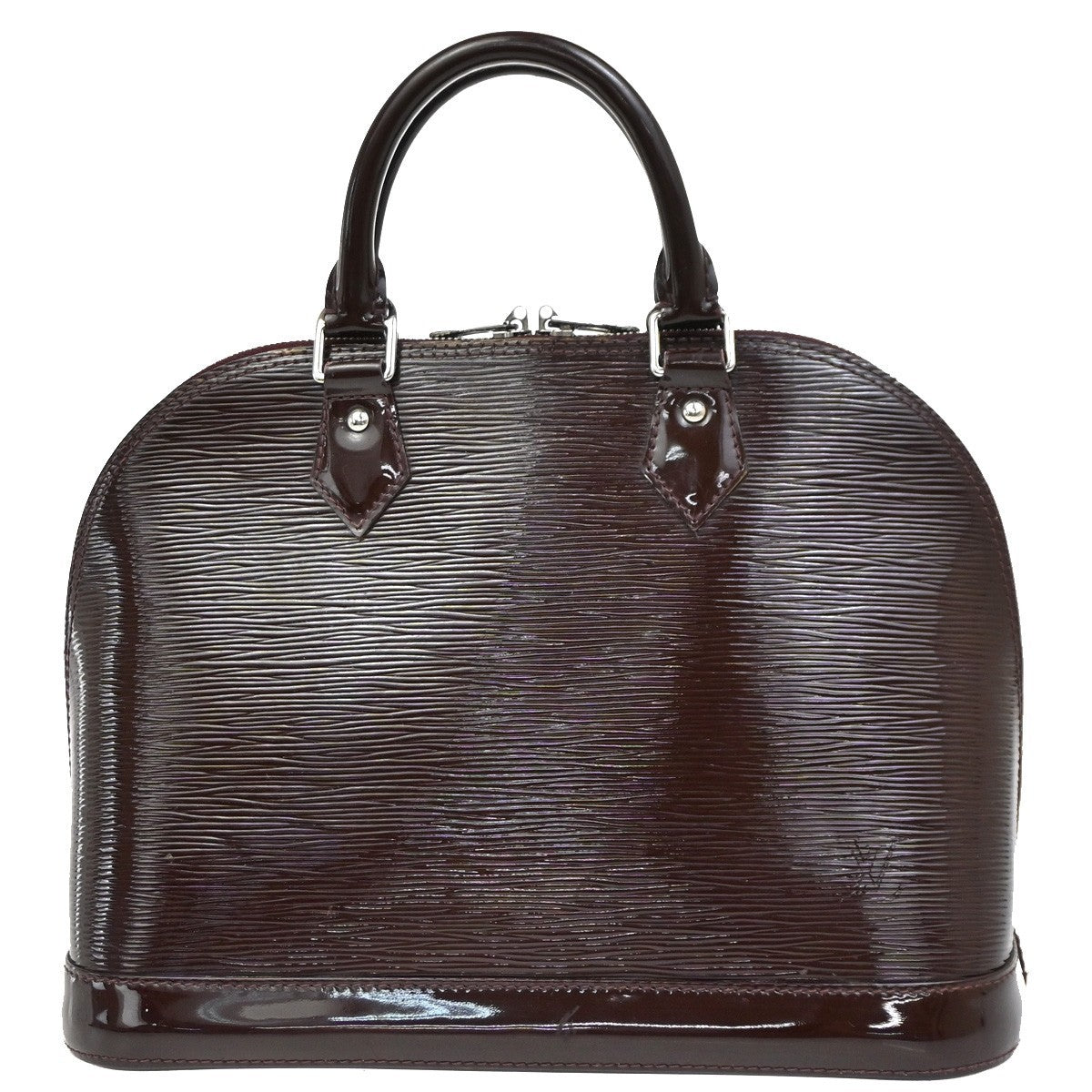 LOUIS VUITTON LV Alma PM Hand Bag Epi Electric Prune Wine Red SHW M40453 75YH856