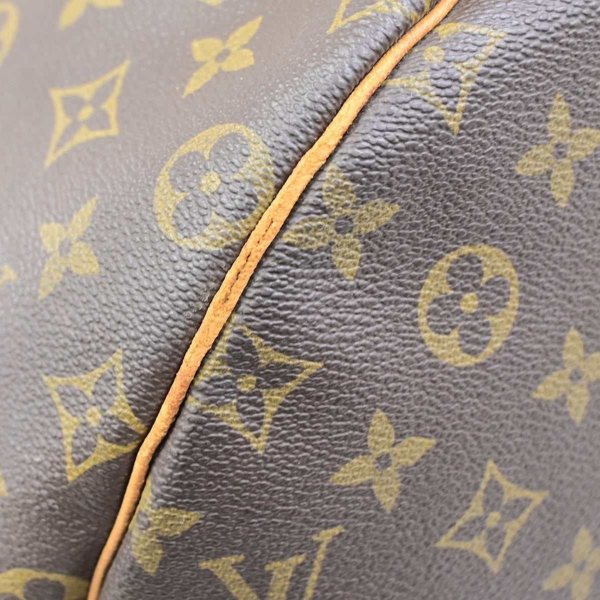 LOUIS VUITTON Keepall 55 Travel Hand Bag Monogram Leather Brown M41424 35YJ255