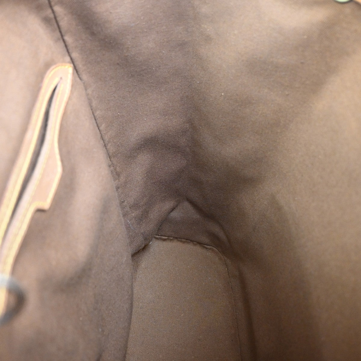 LOUIS VUITTON Montsouris GM Backpack Bag Monogram Leather Brown M51135 96KC794