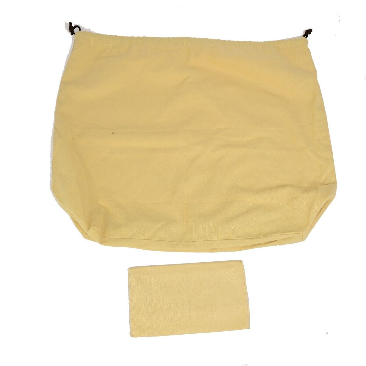 LOUIS VUITTON Logo 10 Set Dust Bag Drawstring Canvas Cotton Beige Brown 09EB808