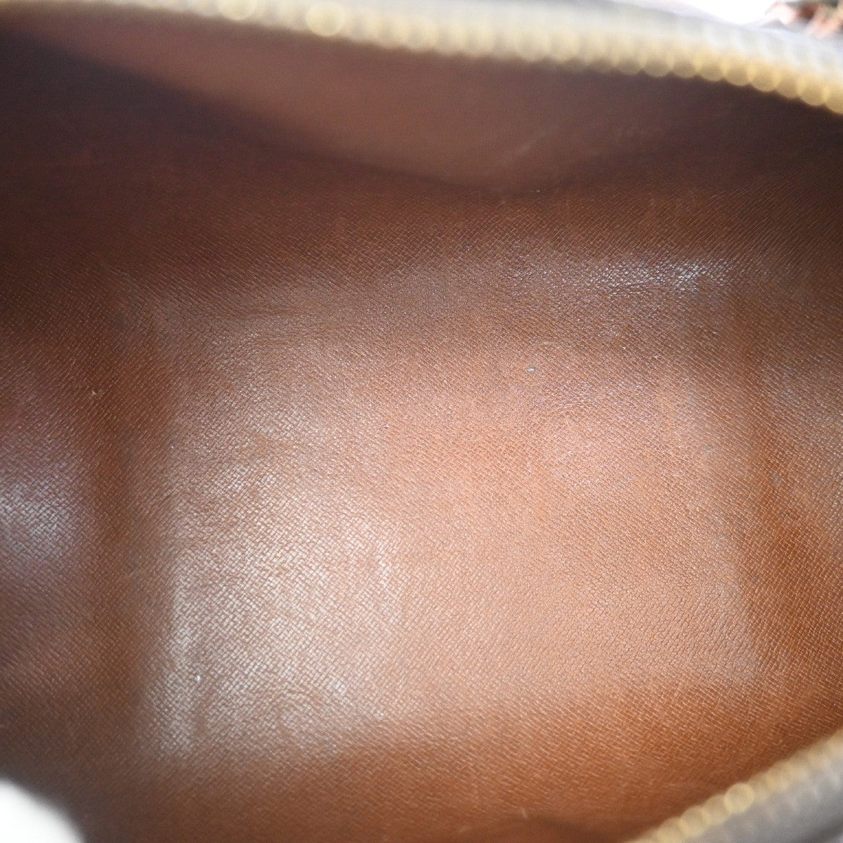 LOUIS VUITTON Logo PAPILLON 30 Hand Bag Monogram Leather Brown M51365 37ZA311