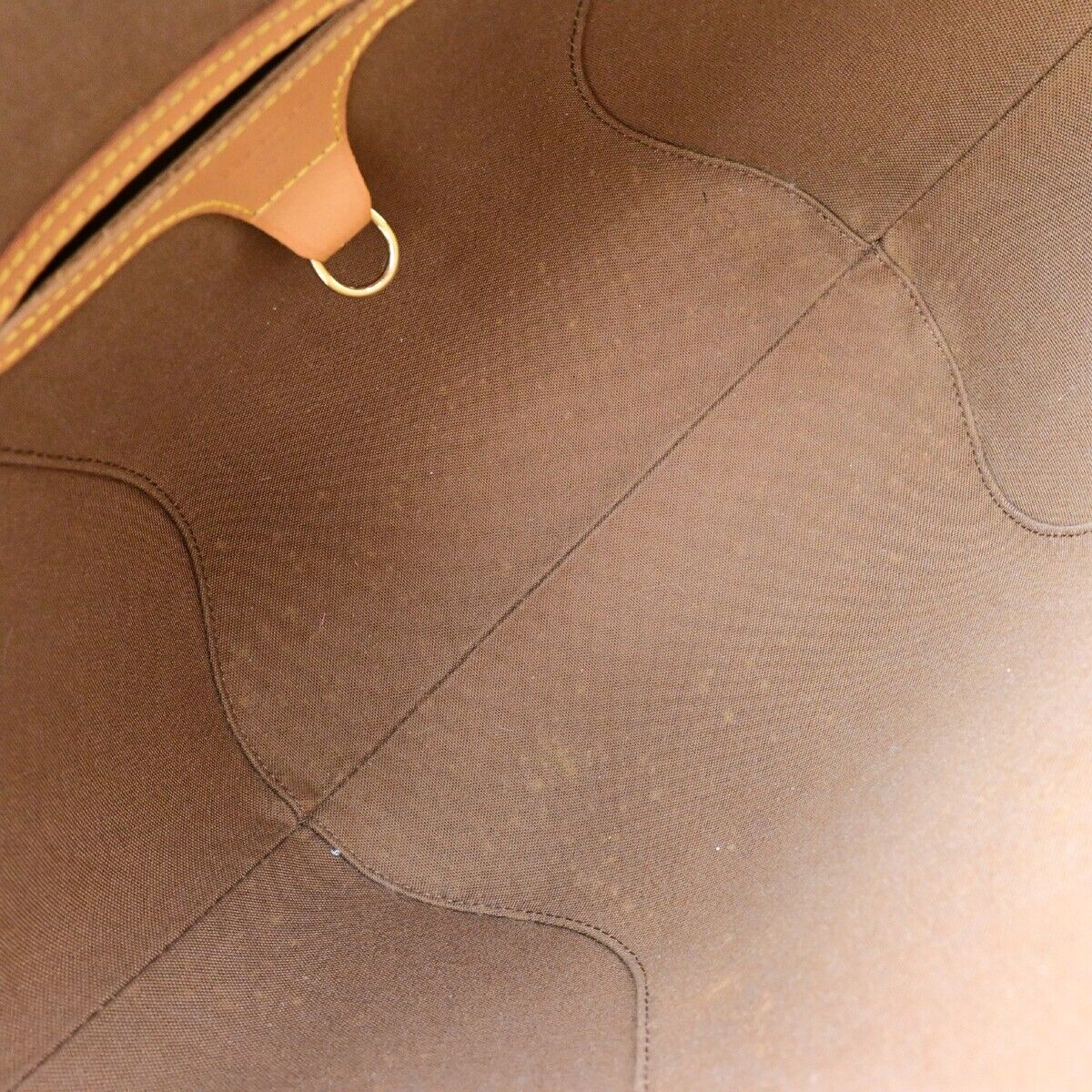 LOUIS VUITTON LV Logos Ellipse MM Hand Bag Monogram Leather Brown M51126 23ED078