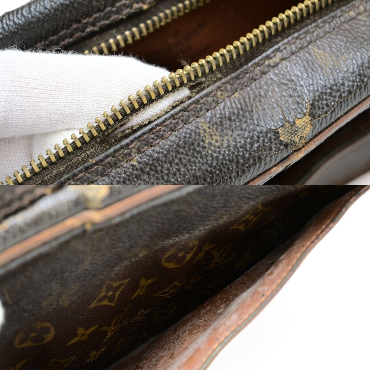 LOUIS VUITTON 2 Set Trocadero Compiegne Shoulder Bag Monogram Leather BN 63EE055