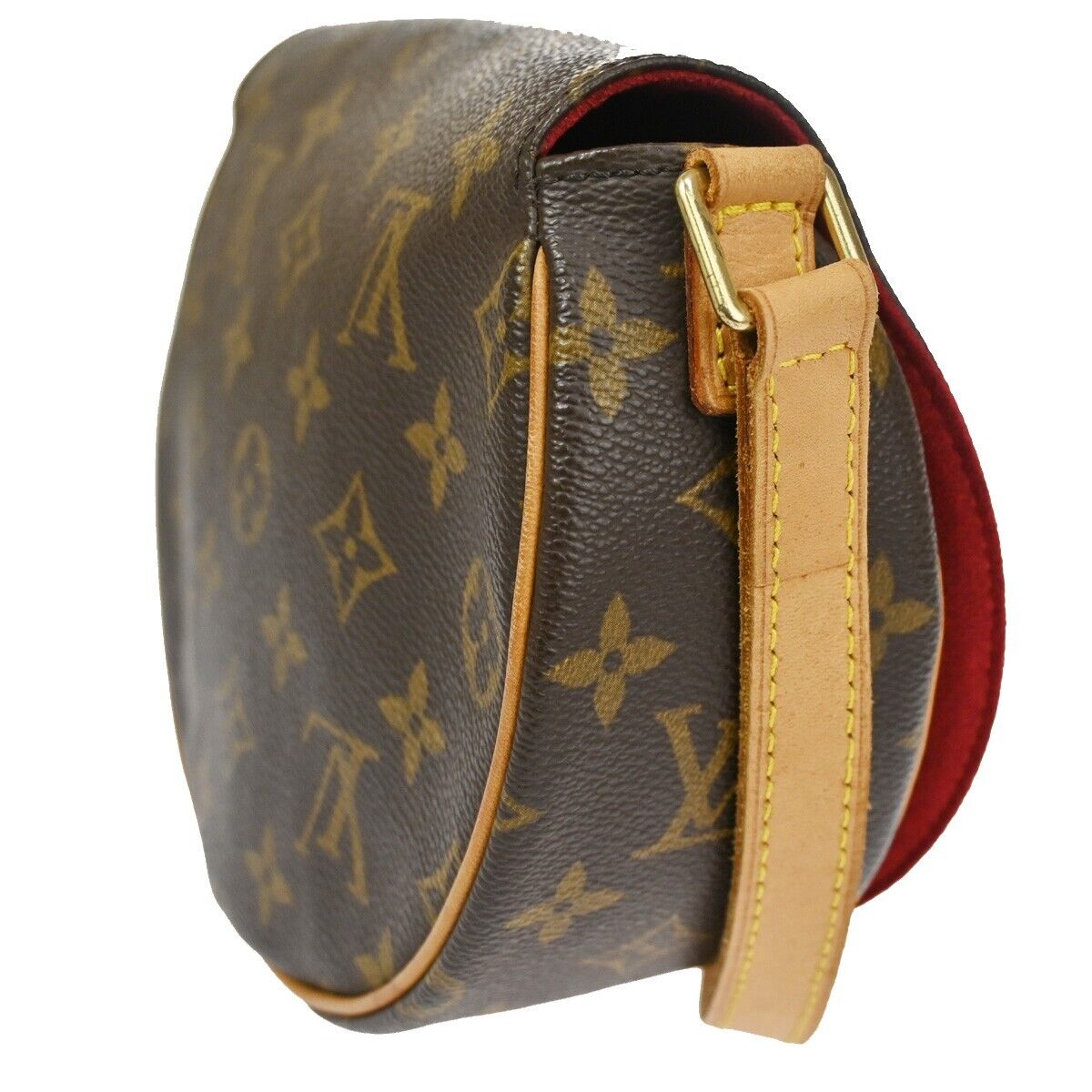 LOUIS VUITTON Tambourine Shoulder Bag Monogram Leather Brown M51179 676RH804