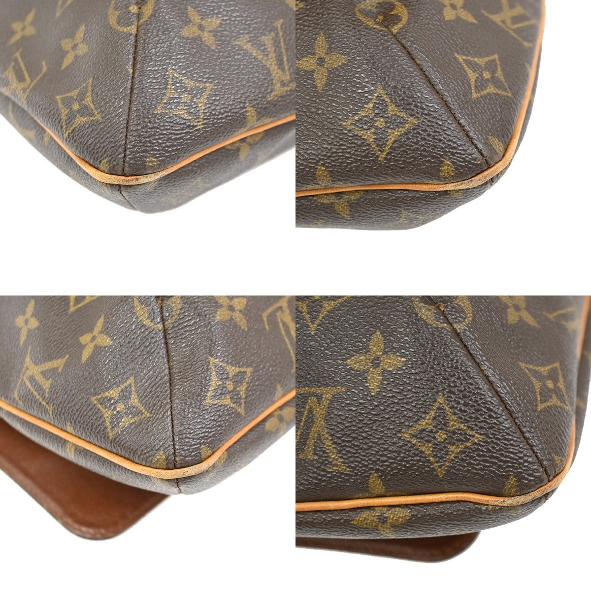 LOUIS VUITTON Musette Shoulder Bag Monogram Leather Brown France M51256 72YJ068
