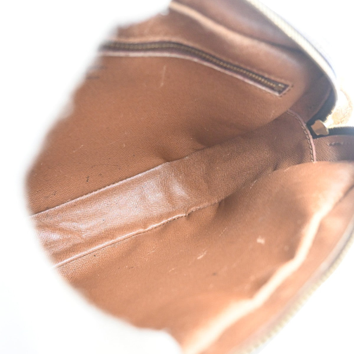 LOUIS VUITTON Jeune Fille GM Shoulder Bag Monogram Leather Brown M51225 65MA379