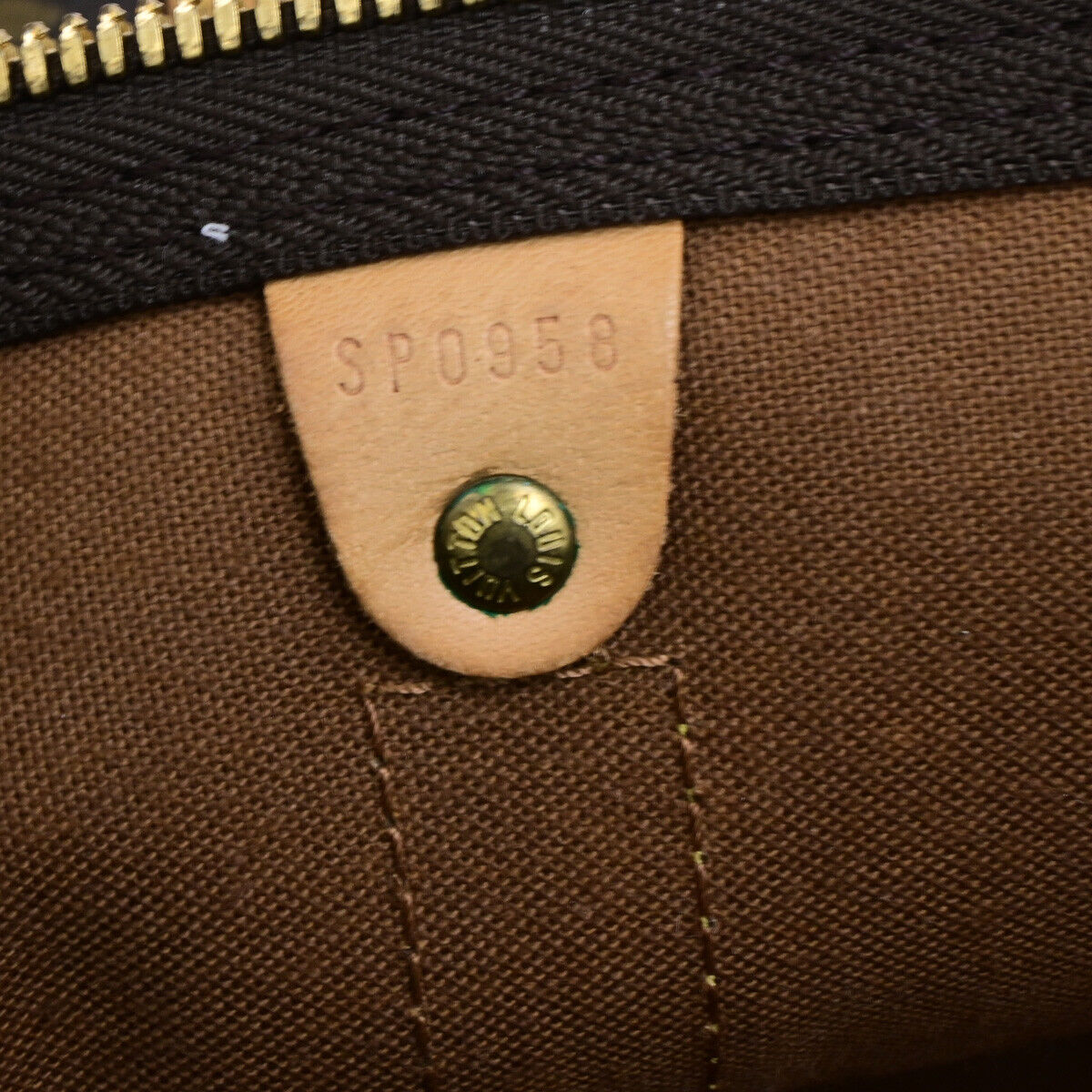 LOUIS VUITTON Keepall 55 Travel Hand Bag Monogram Leather Brown M41424 20RK831