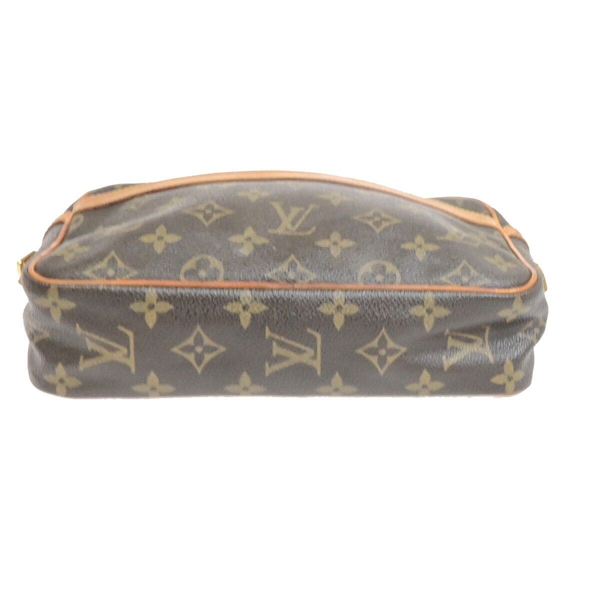 LOUIS VUITTON Compiegne 23 Clutch Hand Bag Monogram Leather Brown M51847 05ED976