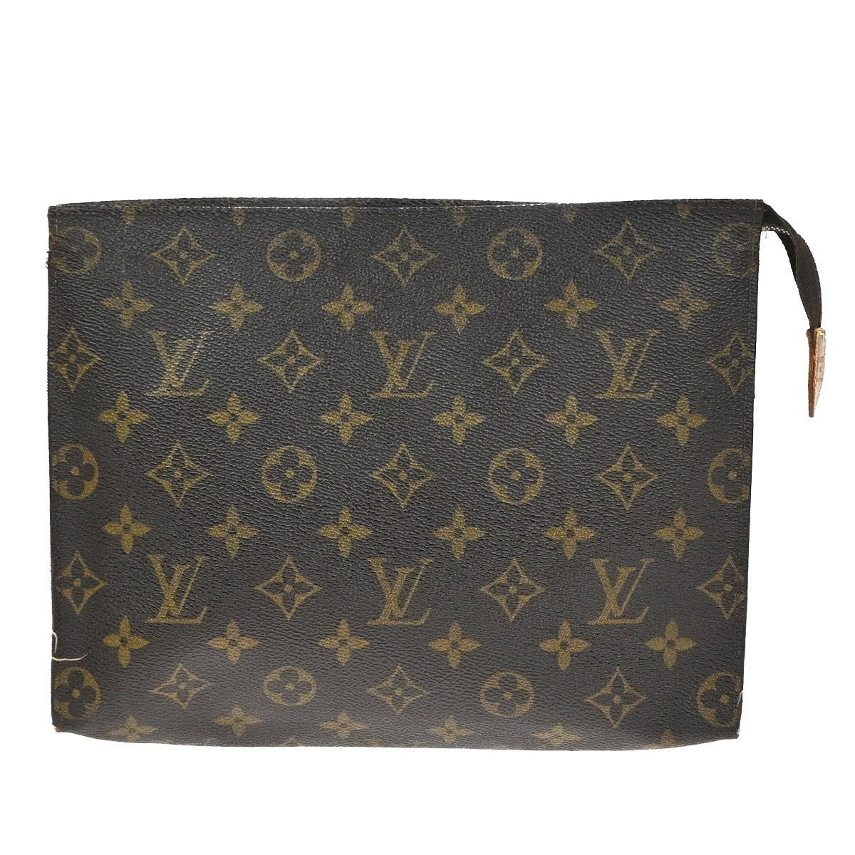 LOUIS VUITTON Poche Toilette 26 Clutch Hand Bag Monogram Leather M47542 02KP579