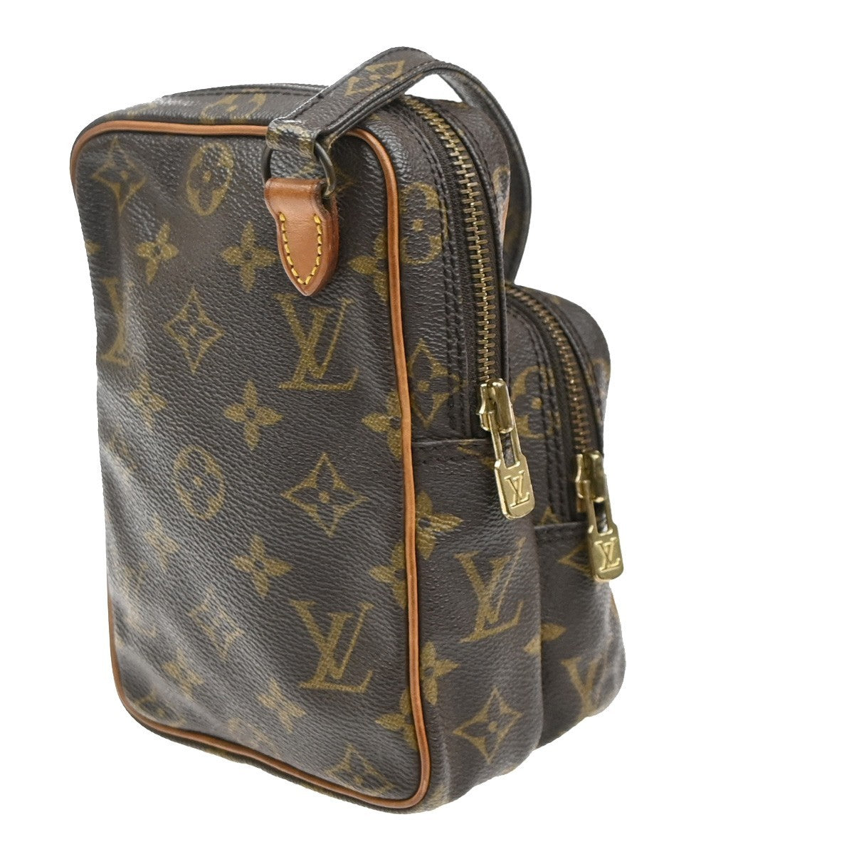 LOUIS VUITTON Mini Amazon Shoulder Bag Monogram Leather Brown M45238 86SA036