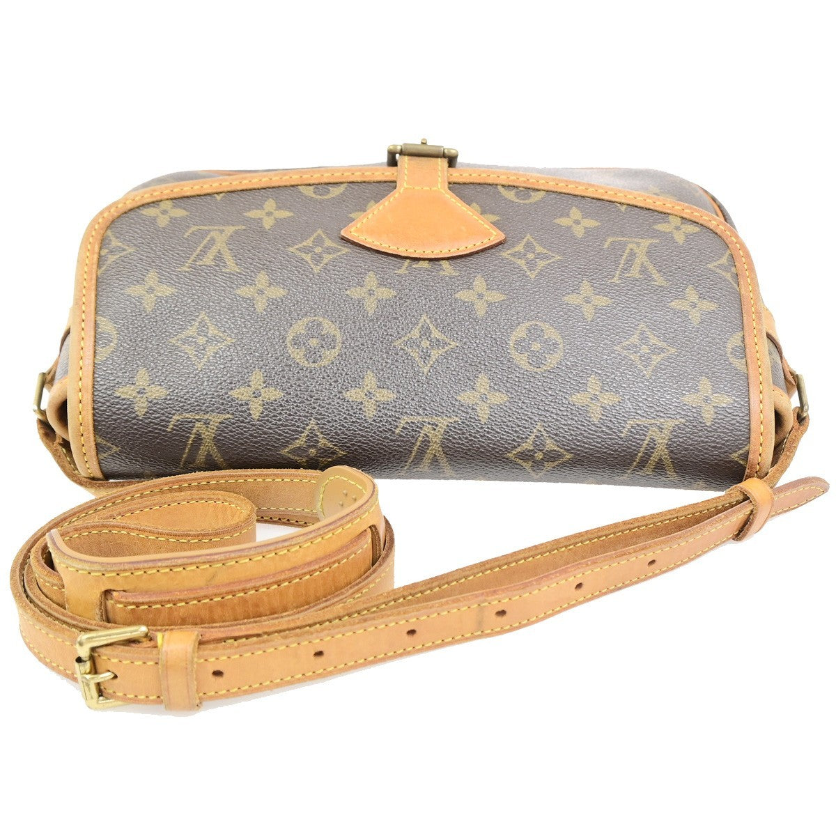 LOUIS VUITTON Sologne Shoulder Bag Monogram Leather Brown France M42250 16PA130