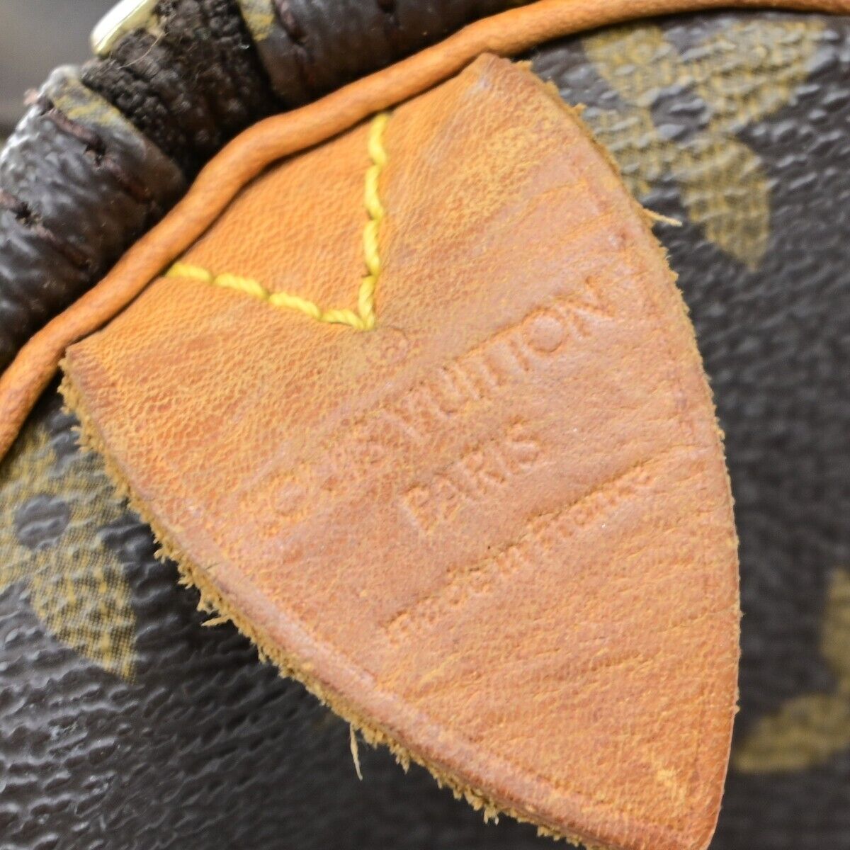 LOUIS VUITTON Speedy 30 Travel Hand Bag Monogram Leather Brown M41526 84EE032
