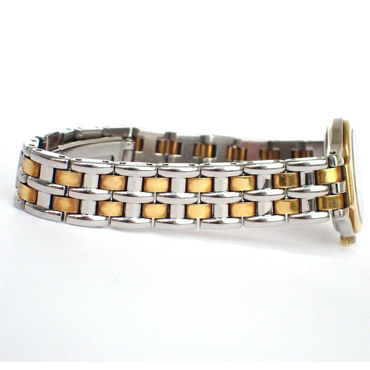 OMEGA DE VILLE SYMBO﻿L Quartz Wrist Watch 23mm SS Yellow Gold 4260.13.00...