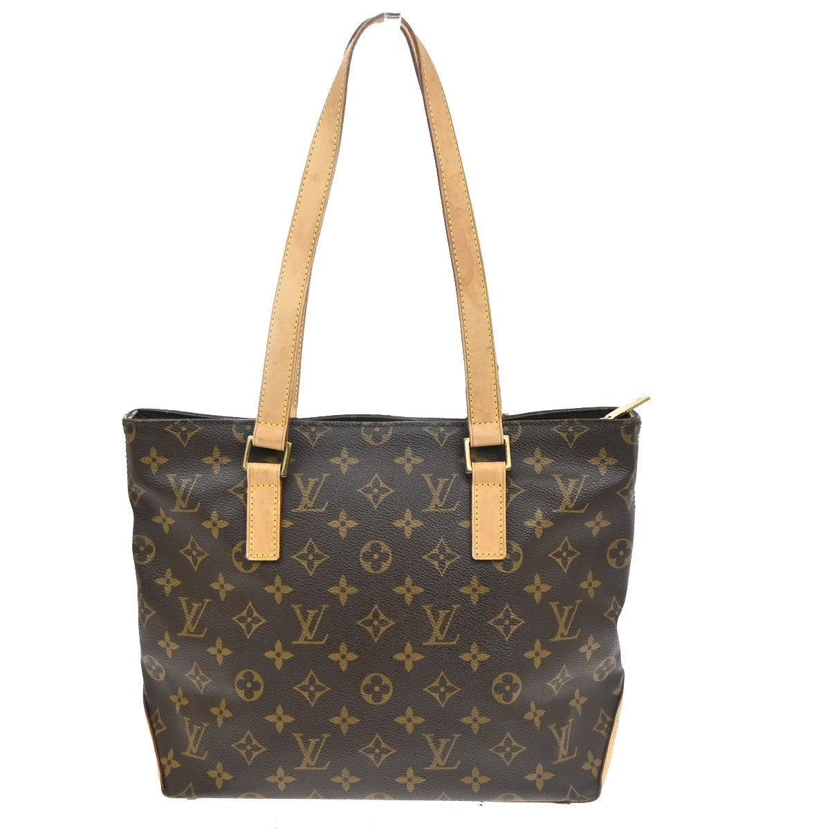 LOUIS VUITTON Cabas Piano Shoulder Bag Monogram Leather Brown M51148 71SA140
