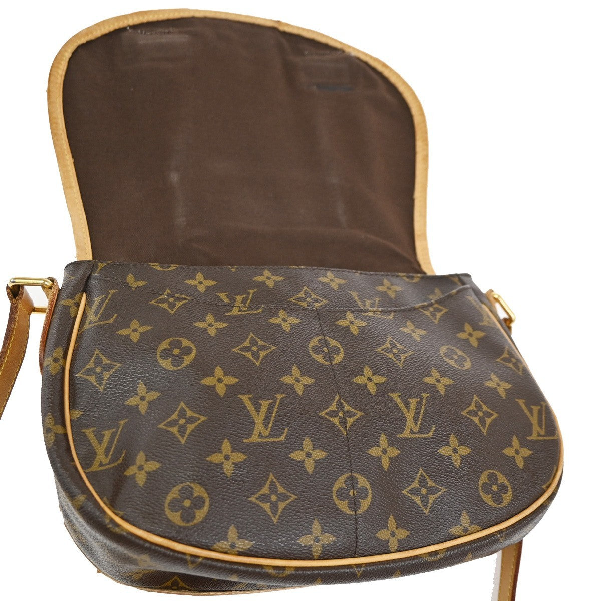 LOUIS VUITTON Menilmontant PM Shoulder Bag Monogram Leather BN M40474 66YJ073