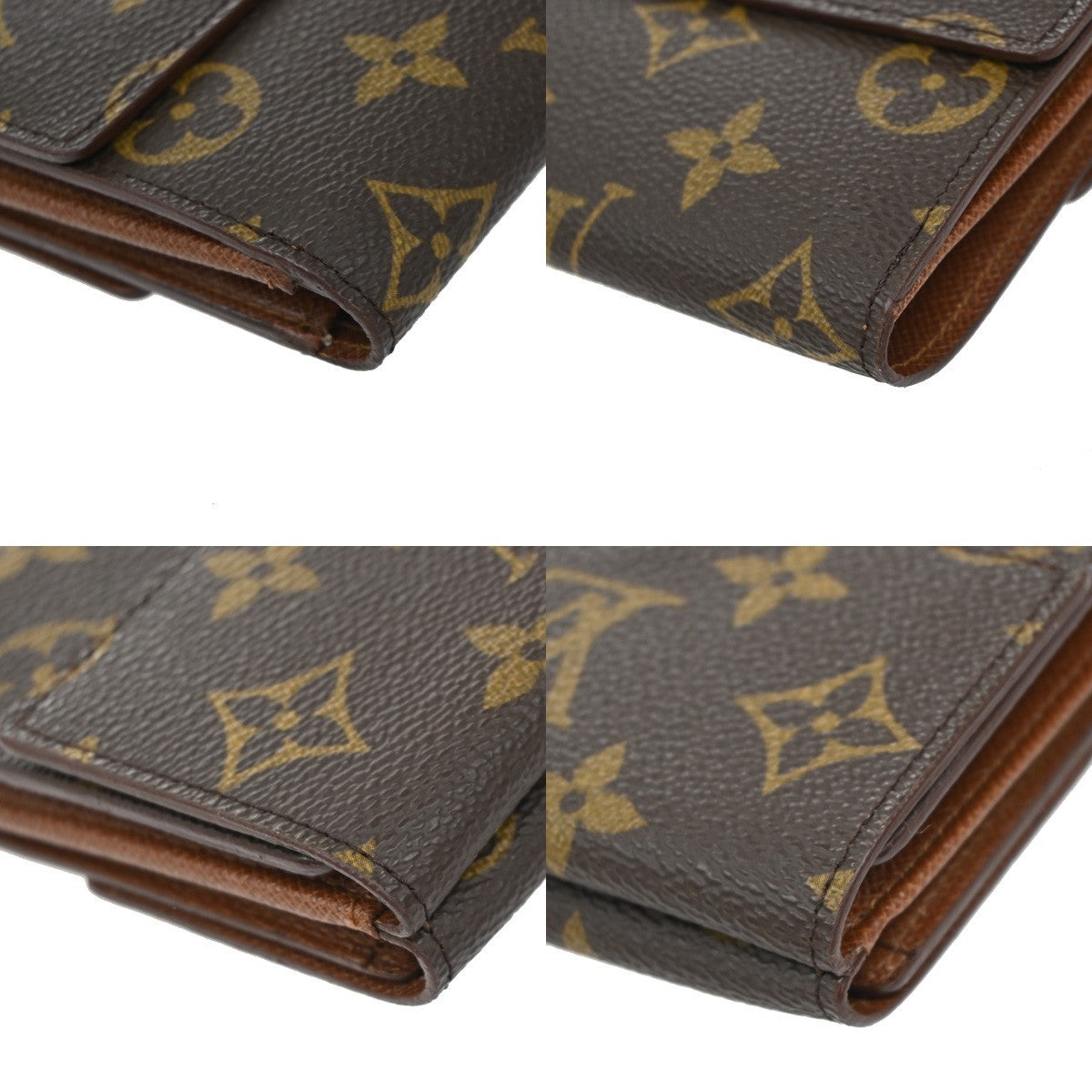 LOUIS VUITTON Porte Monnaie Billet Carte Credit Wallet Monogram M61652 64KP185