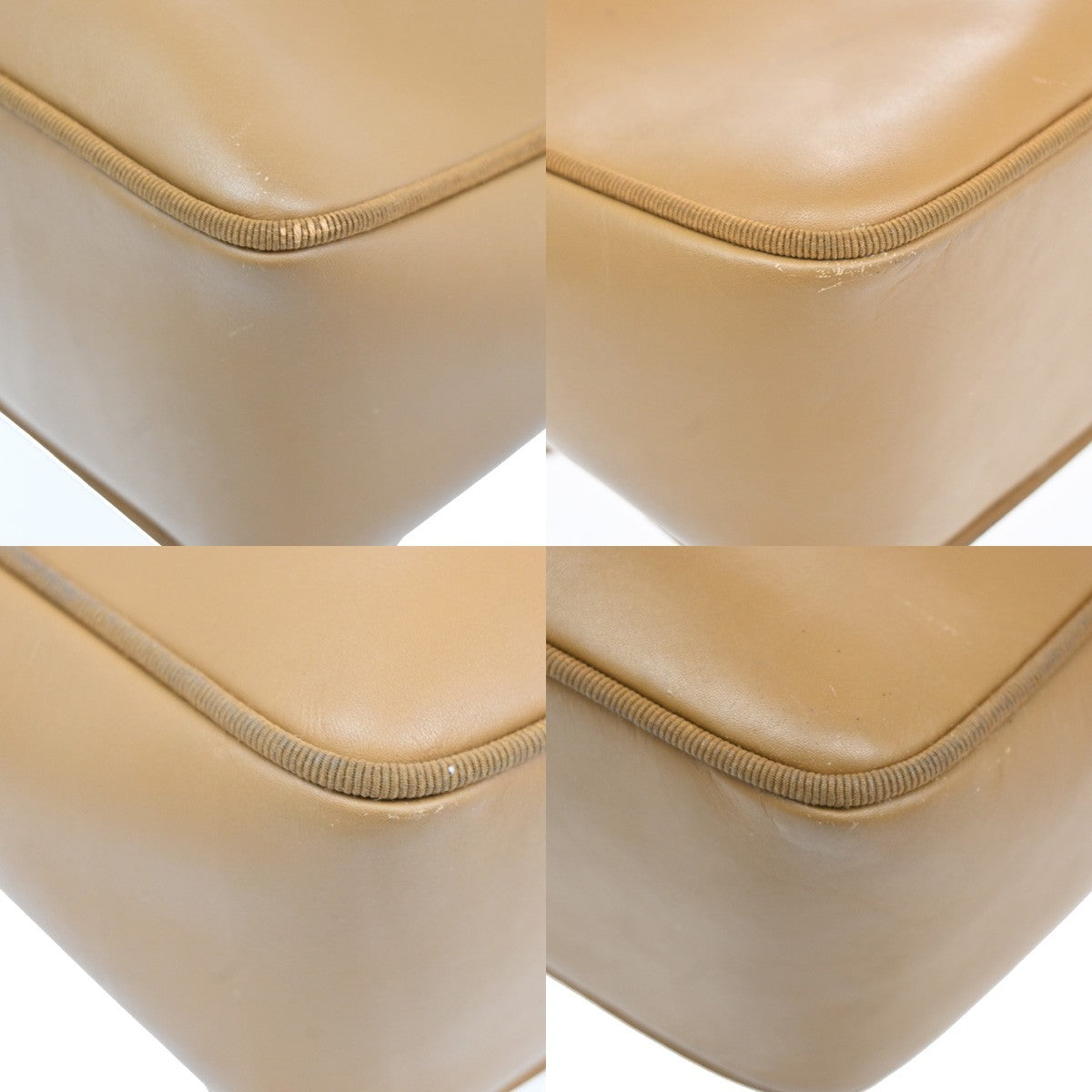 SALVATORE FERRAGAMO Logo Vara Shoulder Bag Leather Brown GHW Italy 68CA393