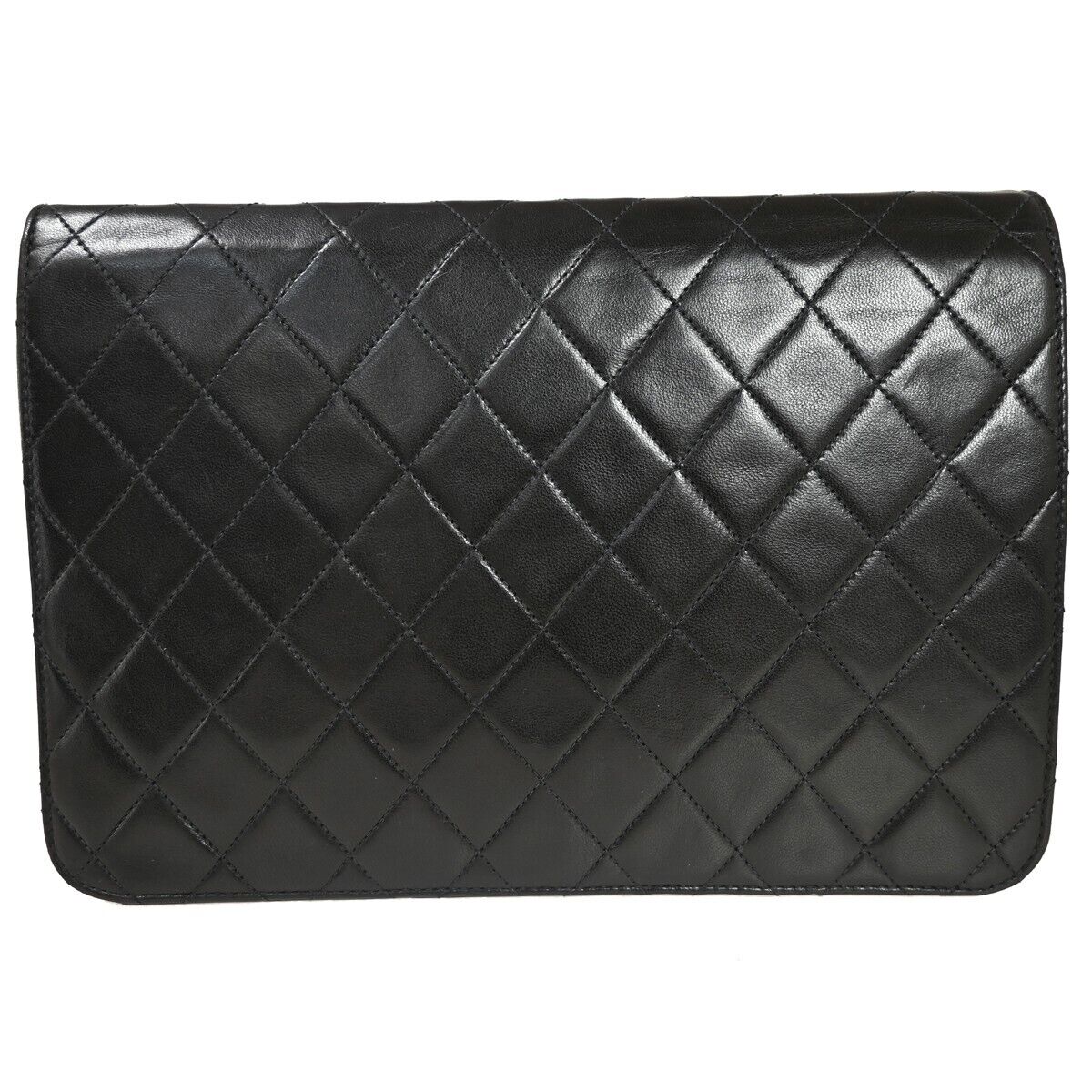 CHANEL CC Matelasse 25 Chain Shoulder Bag Leather Black GHW Vintage 880RJ063