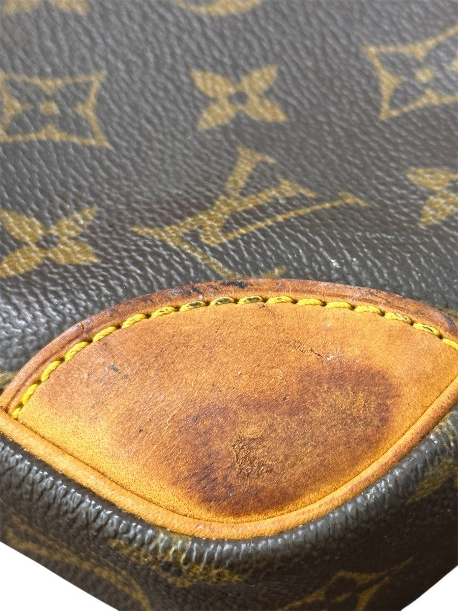 LOUIS VUITTON Danube Shoulder Bag Monogram Leather Brown France M45266 33SA093