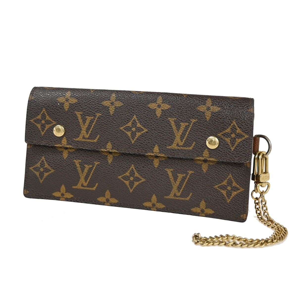 LOUIS VUITTON Portefeuille Accordeon Long Wallet Monogram Brown M58008 64FA105