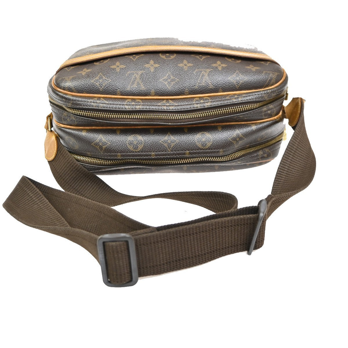 LOUIS VUITTON Reporter PM Crossbody Shoulder Bag Monogram Leather M45254 81KC666