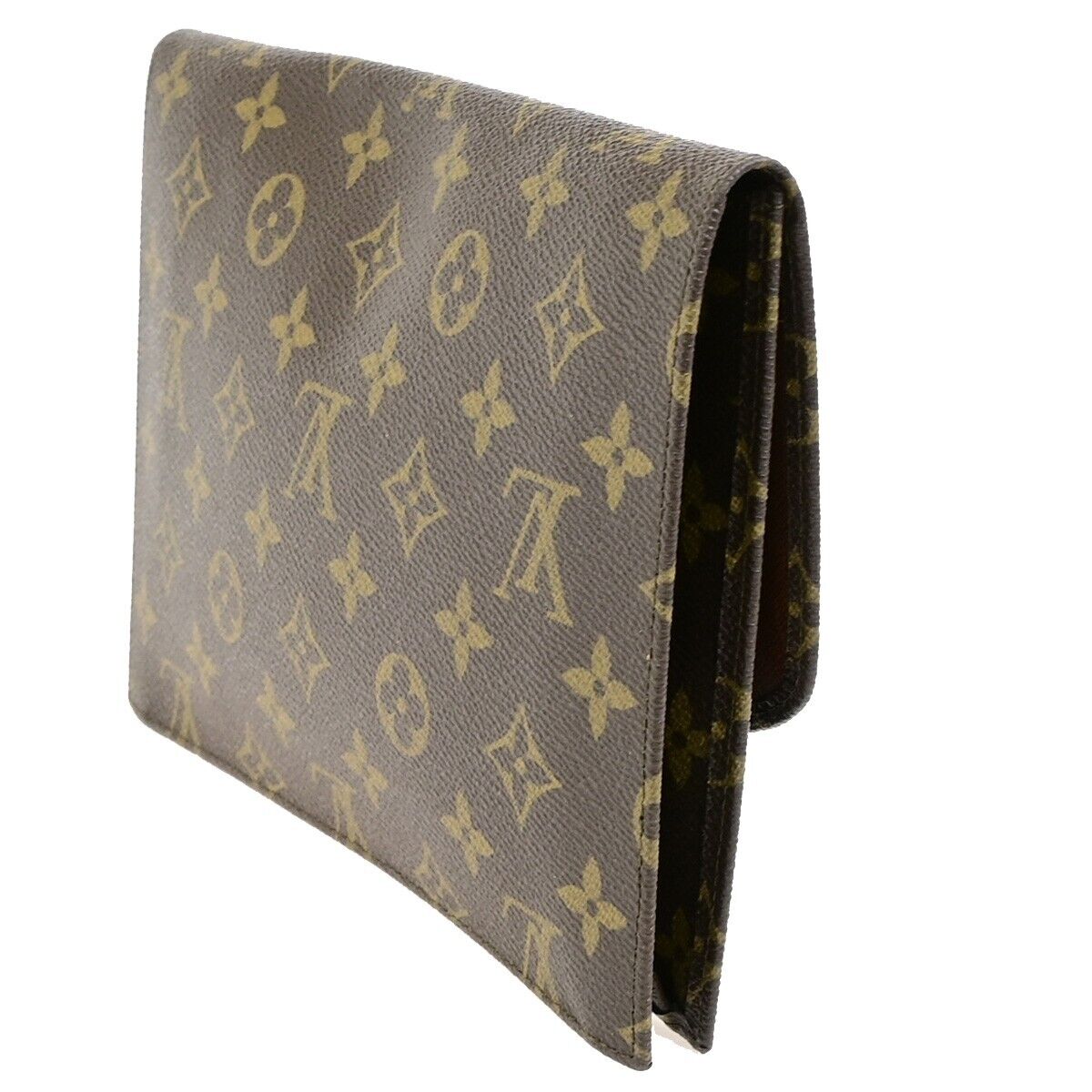 LOUIS VUITTON Pochette Rabat 23 Clutch Hand Bag Monogram Leather M51931 69FB422