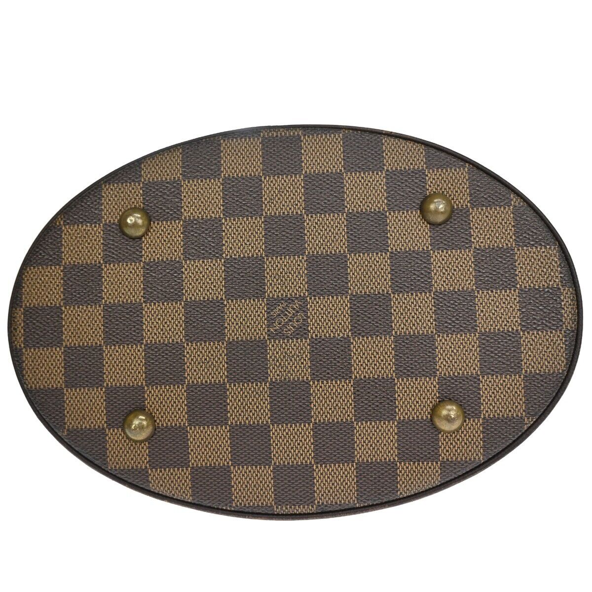 LOUIS VUITTON Marais Shoulder Bag Damier Ebene Leather Brown N42240 84EA283