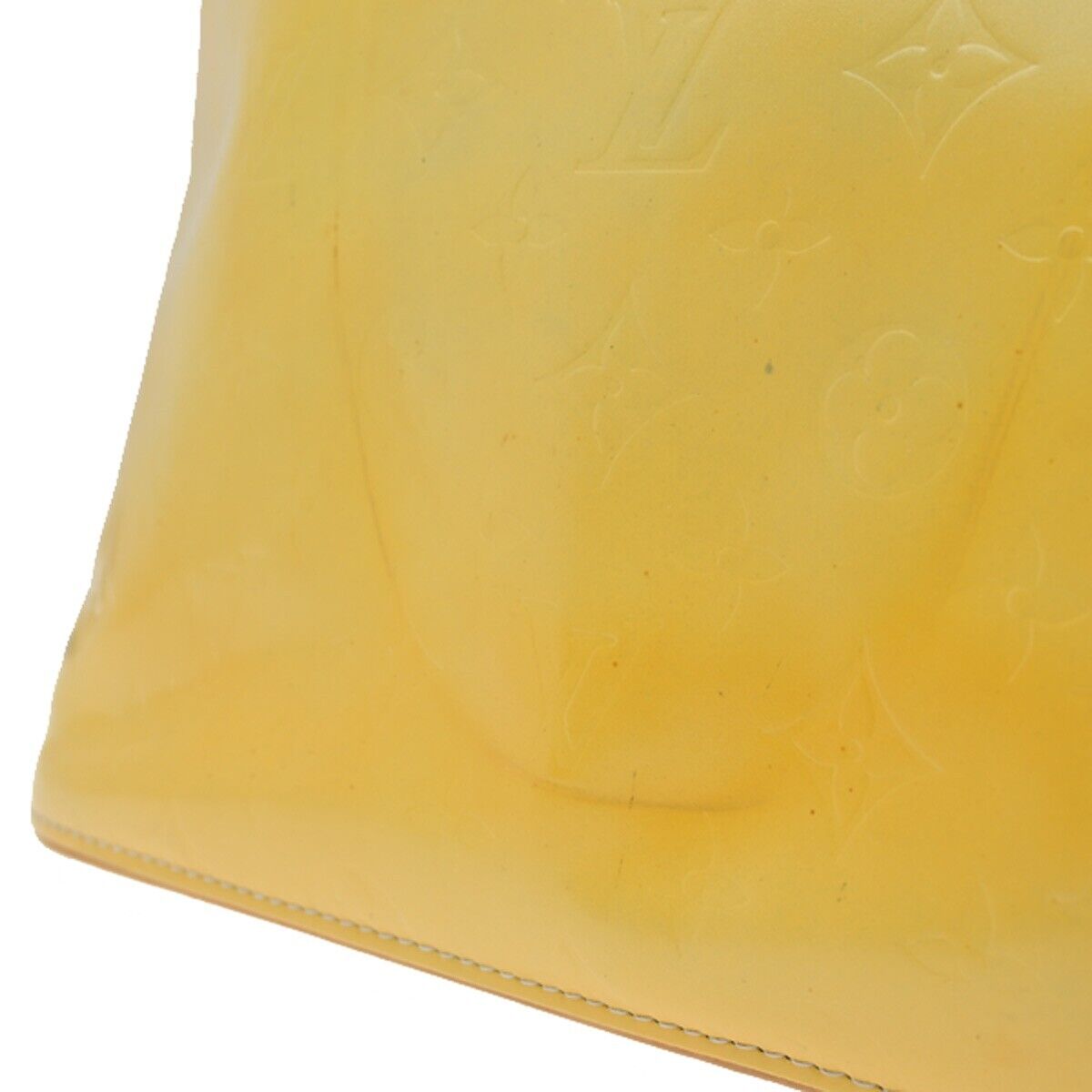 LOUIS VUITTON Houston Shoulder Bag Monogram Vernis Leather Yellow M91055 05FB524