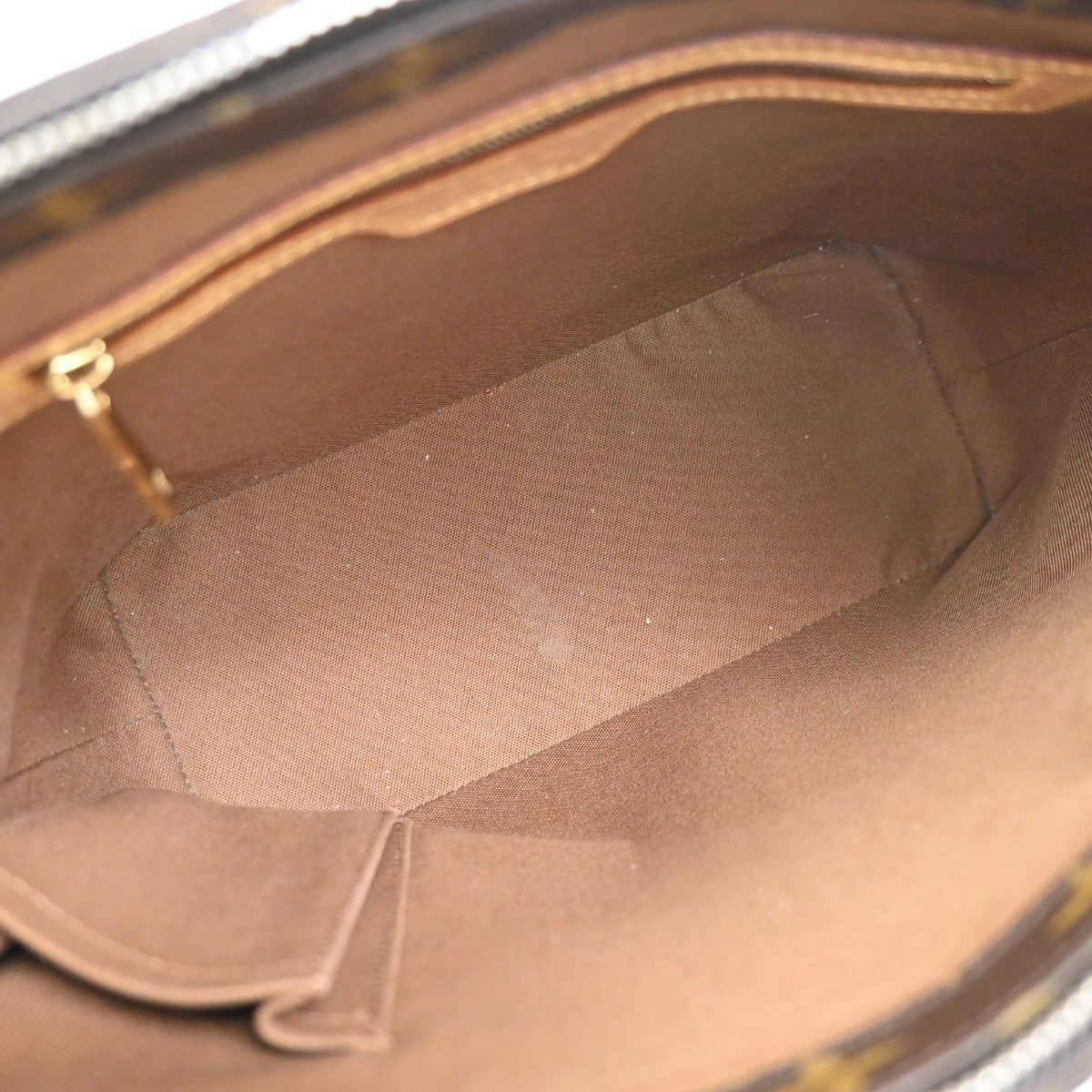 LOUIS VUITTON Cabas Piano Shoulder Bag Monogram Leather Brown M51148 97YJ064
