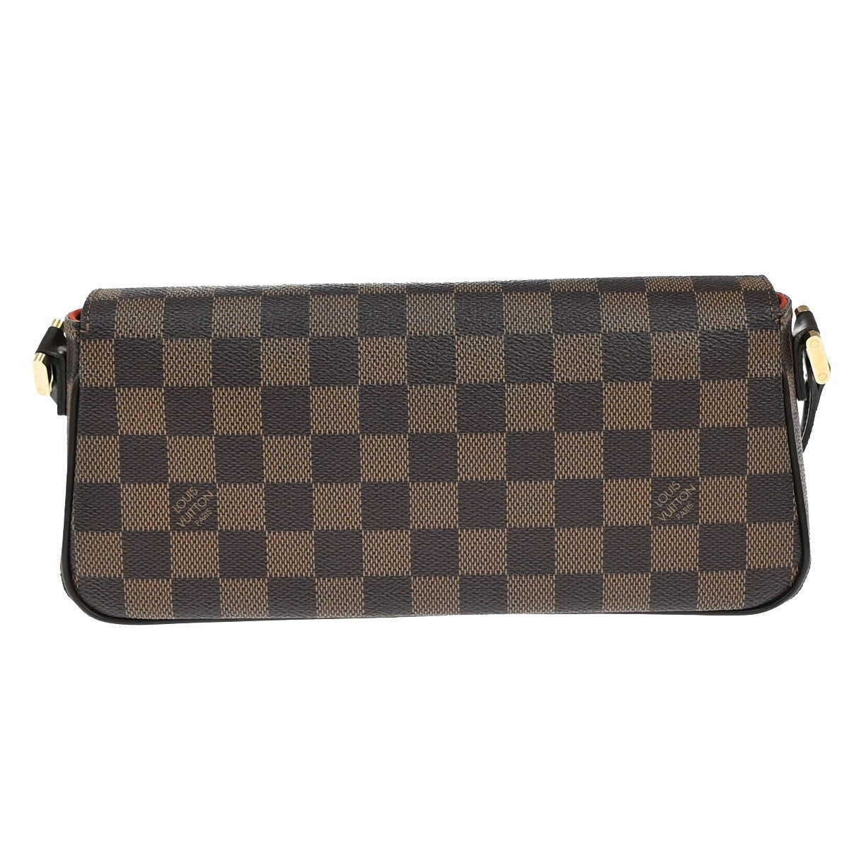 LOUIS VUITTON Recolator Shoulder Bag Damier Ebene Leather Brown N51299 669EE192