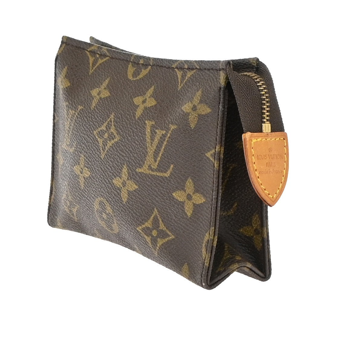 LOUIS VUITTON Poche Toilette 15 Clutch Pouch Bag Monogram Leather M47546 05KC682