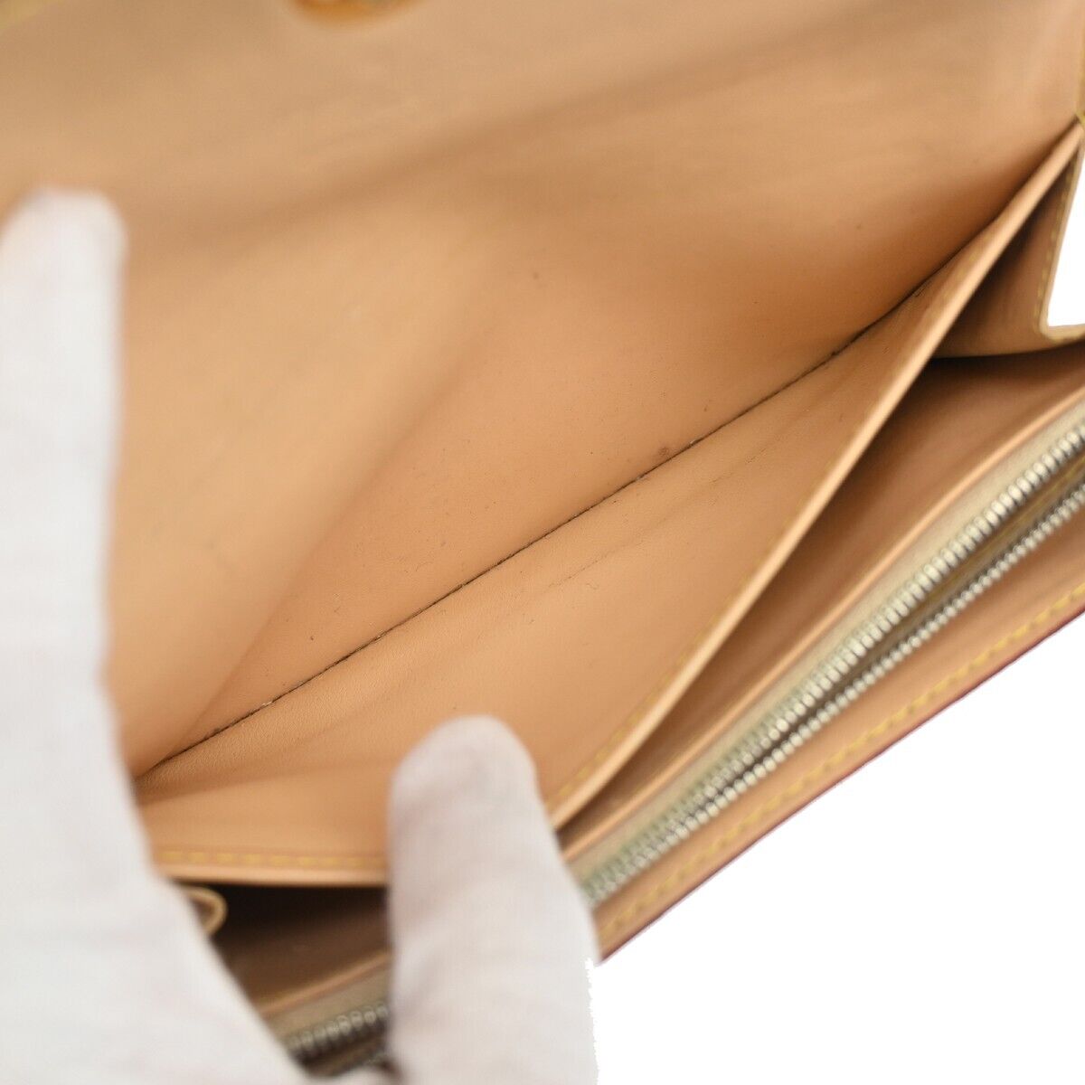 LOUIS VUITTON Sarah Long Bifold Wallet Monogram Multi Black Beige M93533 37GA258