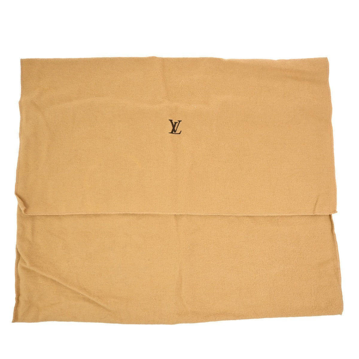 LOUIS VUITTON Logo 10 Set Dust Bag Drawstring Canvas Cotton Beige Brown 09KB864