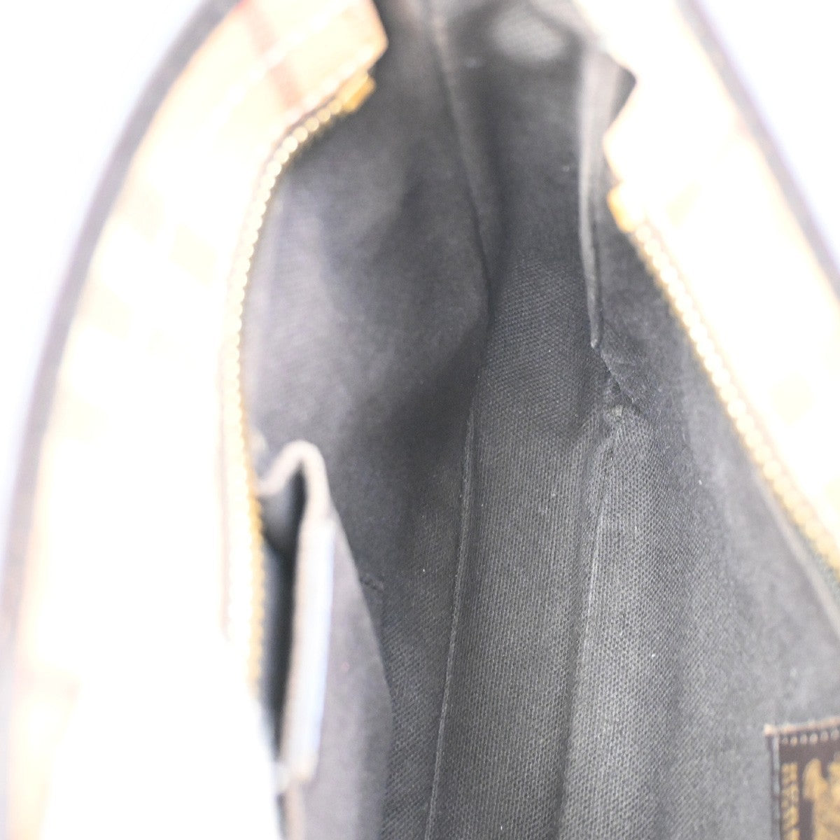 BURBERRY Shadow Horse Nova Check Shoulder Bag PVC Leather Beige BN GHW 80DA151