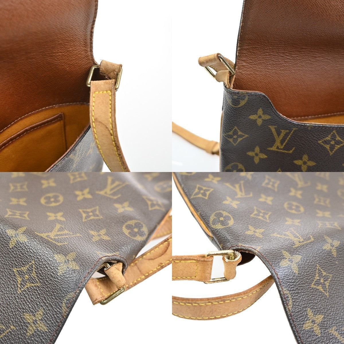LOUIS VUITTON Musette Tango Long Shoulder Bag Monogram Leather BN M51388 35CA721