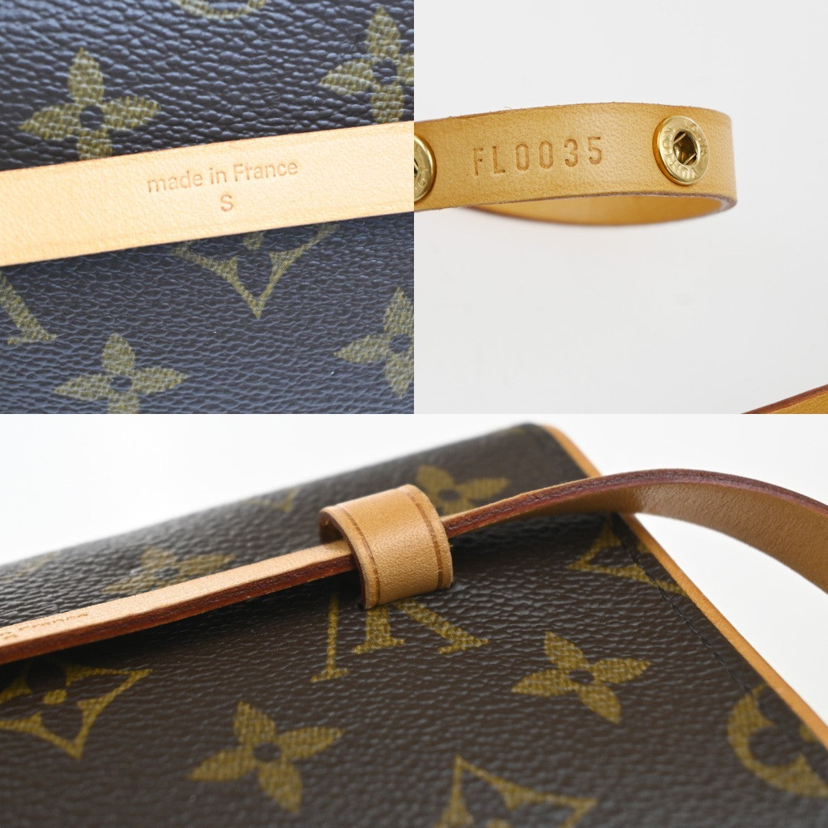LOUIS VUITTON Pochette Florentine Bum Bag #S Monogram Leather BN M51855 77MA517