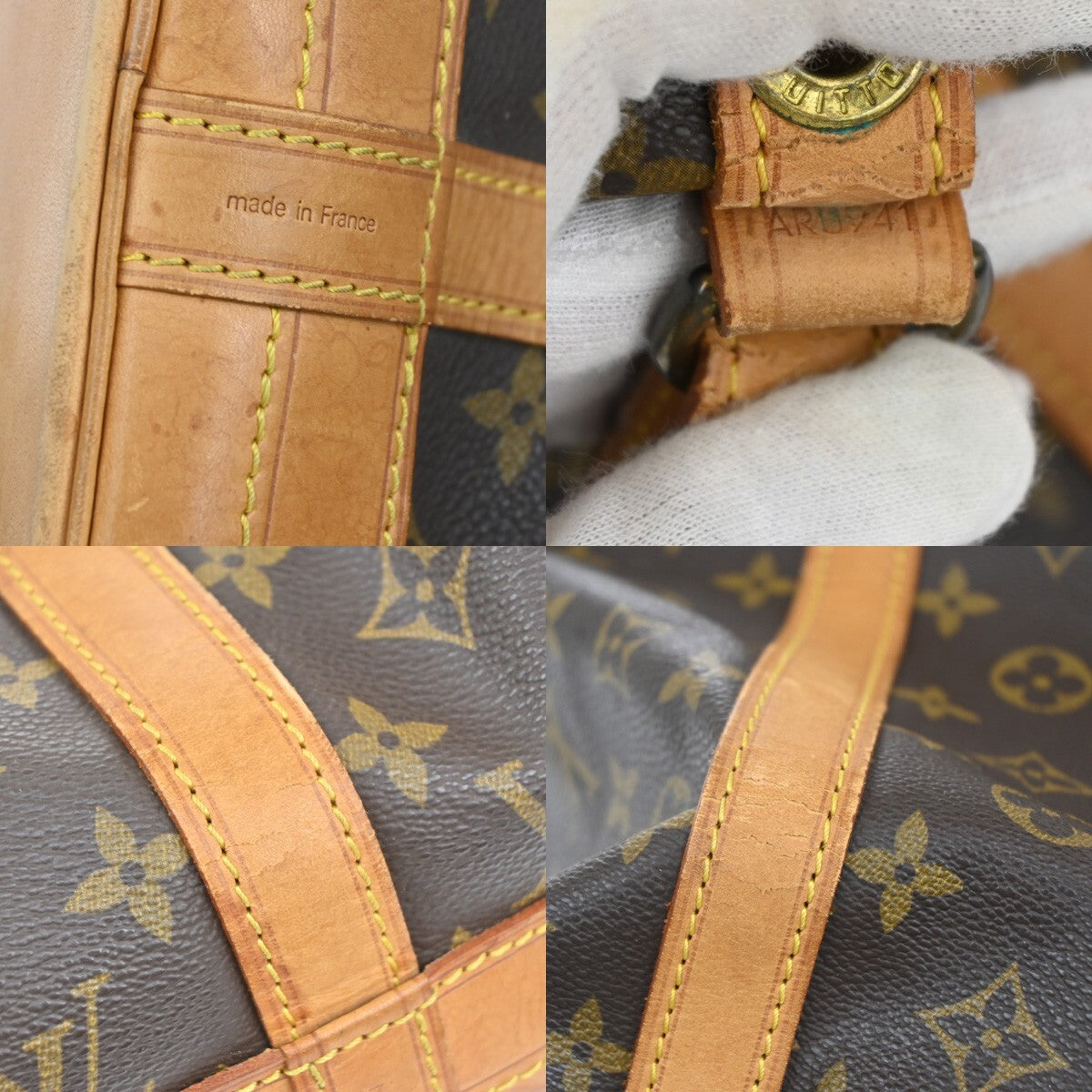 LOUIS VUITTON Noe GM Drawstring Shoulder Bag Monogram Leather BN M42224 39EE243