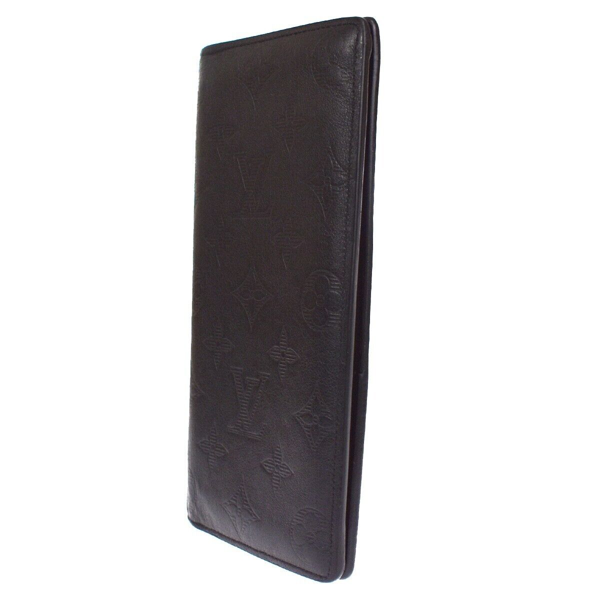 LOUIS VUITTON Brazza Long Bifold Wallet Monogram Shadow Black M62900 39GA845