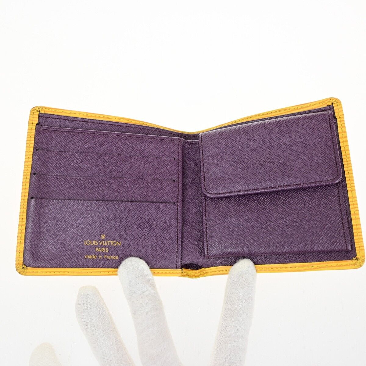 LOUIS VUITTON 3 Set Long Bifold Wallet Mini Clutch Bag Epi Leather BK YW 66YF008