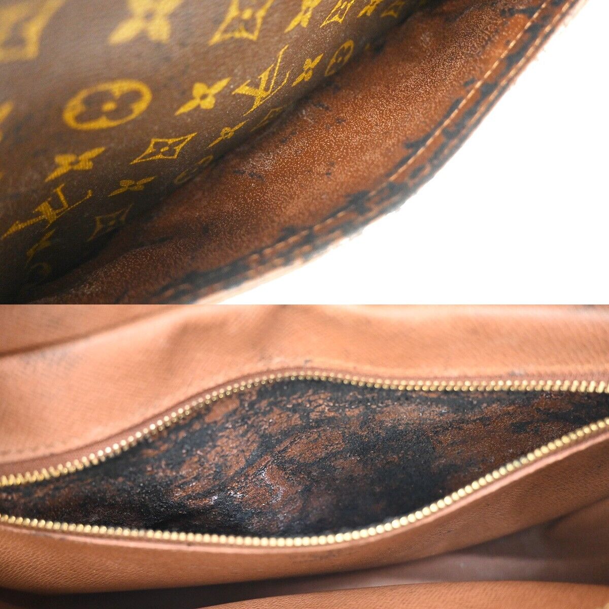LOUIS VUITTON Trocadero 27 Shoulder Bag Monogram Leather Brown M51274 97SH238