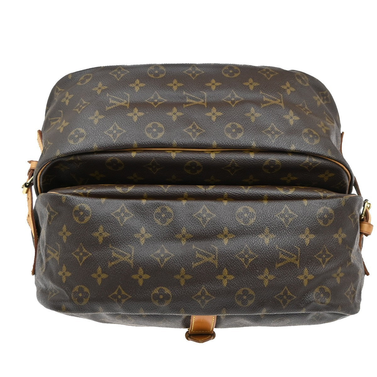 LOUIS VUITTON Saumur 35 Shoulder Bag Monogram Leather BN France M42254 79KC224