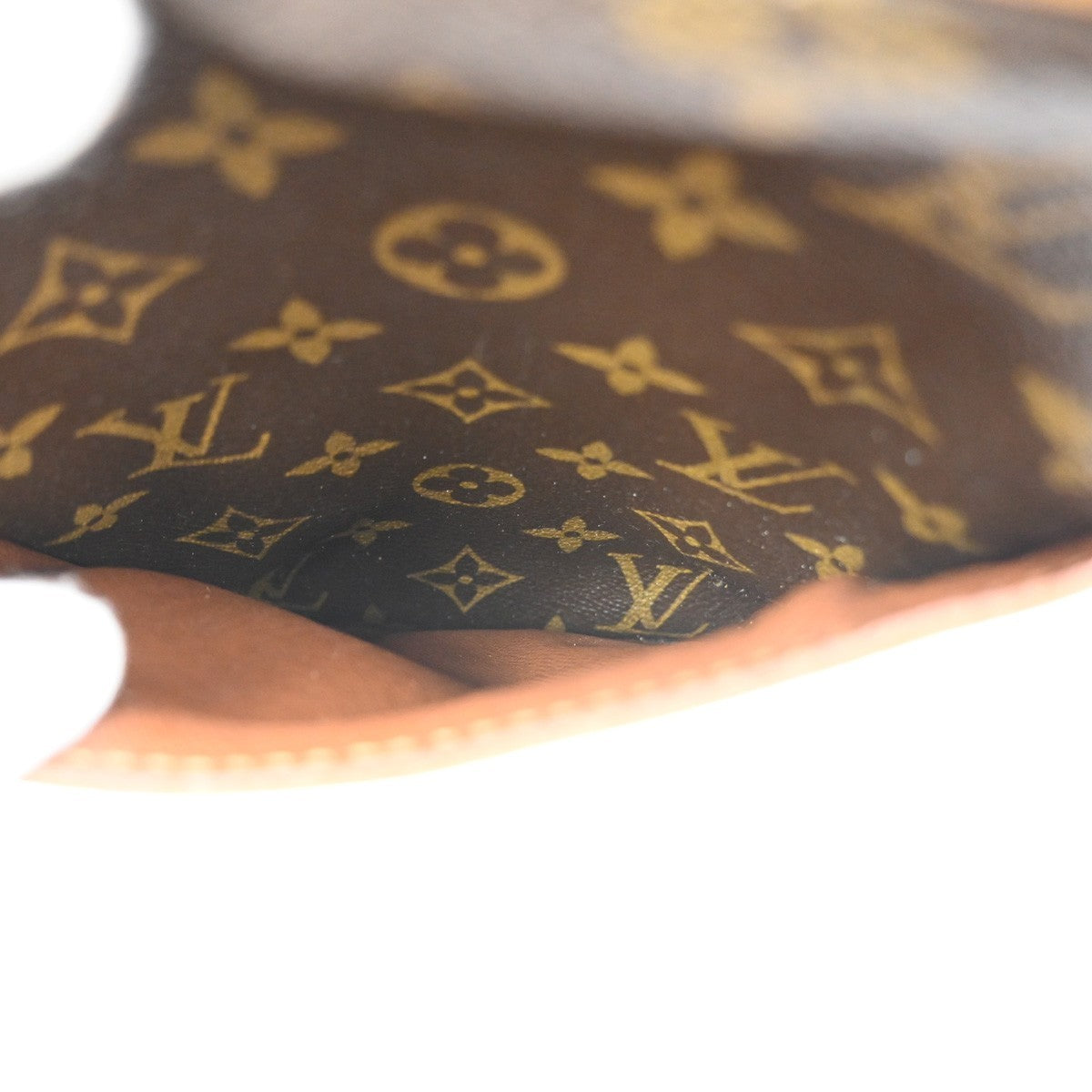 LOUIS VUITTON Danube Shoulder Bag Monogram Leather Brown France M45266 62CA839